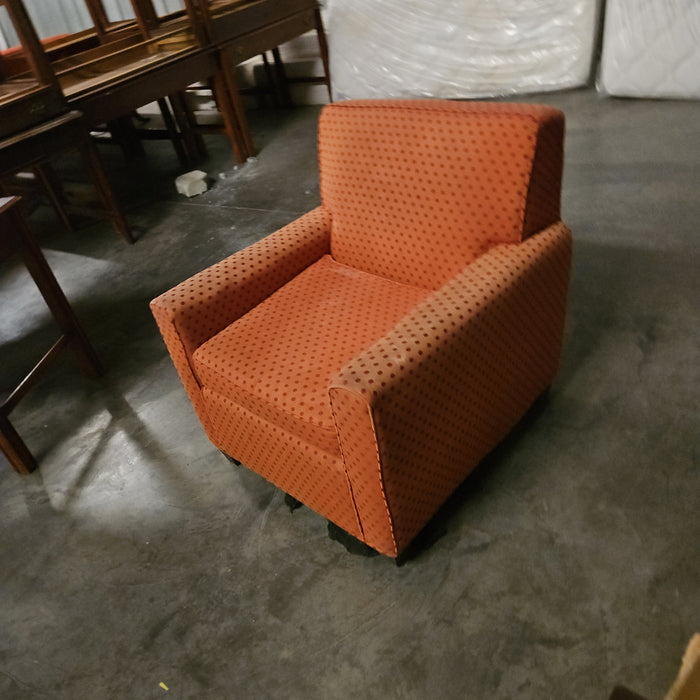 Red pokadot chair