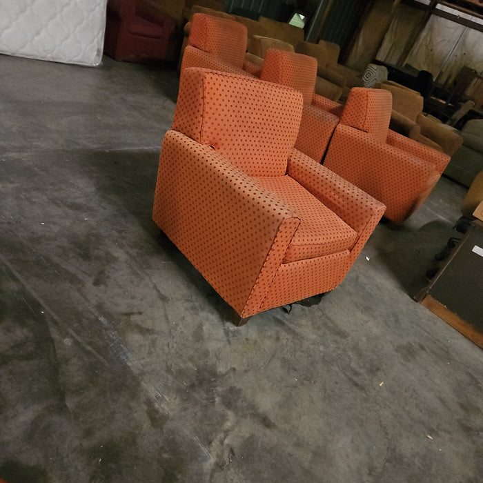 Red pokadot chair