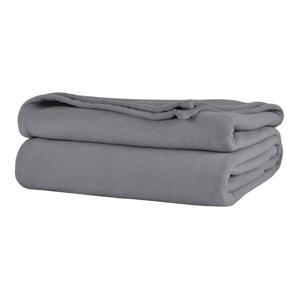 Gray Queen Fleece Blankets (10 pc)