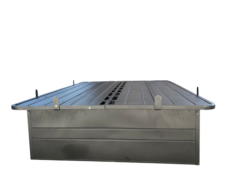 Model 3 King to H.King Midsouth 18" Supreme Flat Top Platform Bed Frame