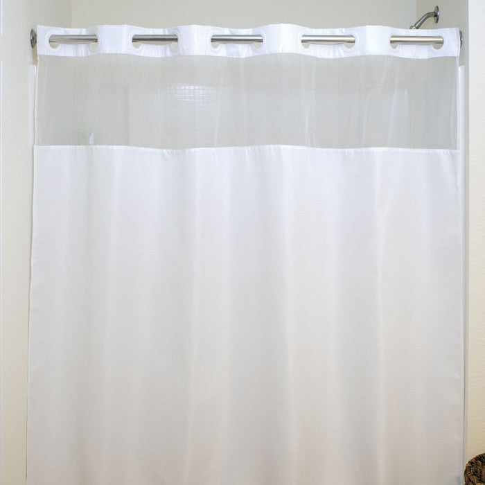 Pre-Hooked Shower Curtains
