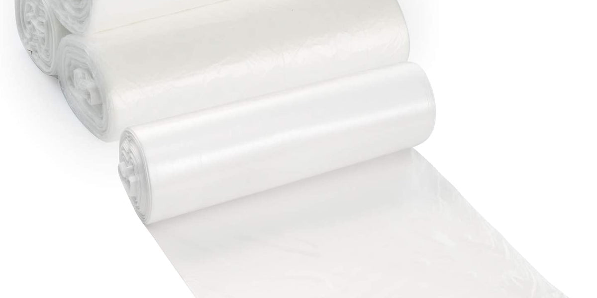 Bagtron Can Liners CL2424NA8 24 x 24 7-10 gallon qty1000, 50bags/roll,  20rolls/ctn Natural