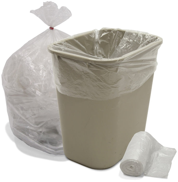 Emerald Clear 24 x 24 Trash Can Liners, 7-10 Gal