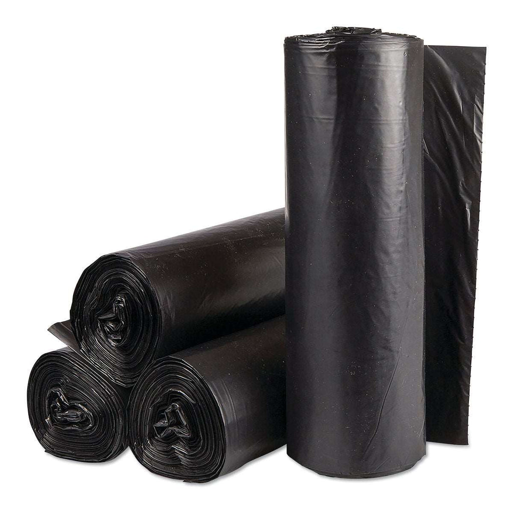 FREE SHIPPING! 48 Gallon Garbage Bags 48 Gallon Trash Bags 48 GAL Can Liners  43 x 48 22 Micron Black