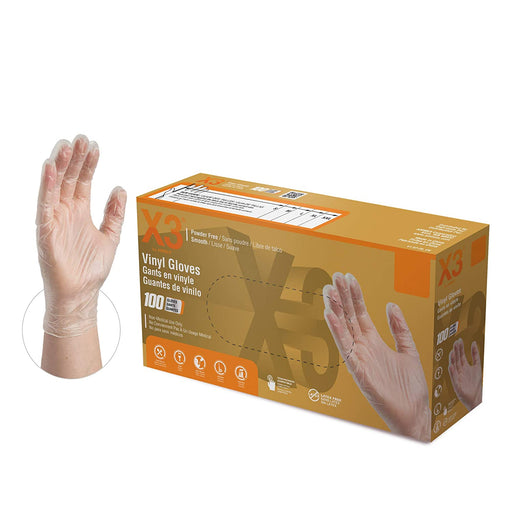 Clear Vinyl Disposable Industrial Gloves