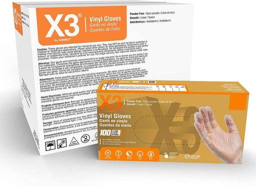 Clear Vinyl Disposable Industrial Gloves