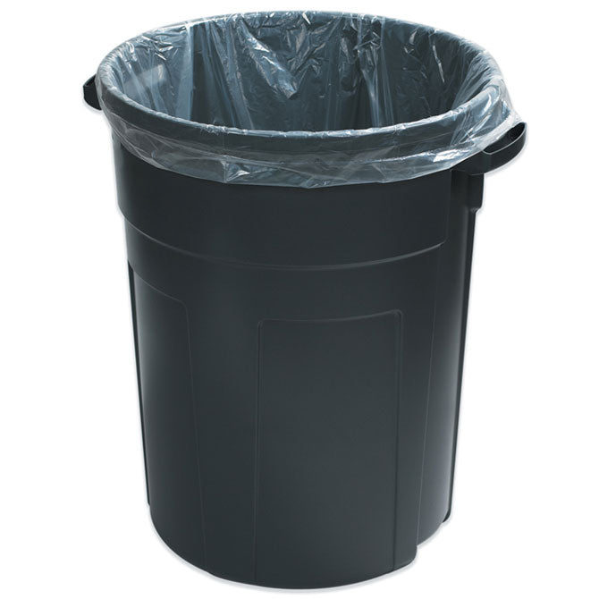 Black Poly Trash Garbage Can Liners 16 x 14 x 37 x 2 Mil 250/CTN