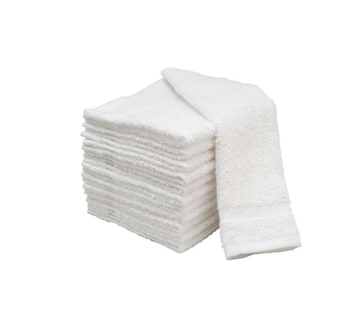 Pinzon Heavyweight Luxury Cotton Washcloths Set of 2, Marine 12 x 12